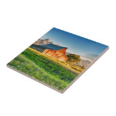 Moultonの納屋の日の出 タイル (側面)