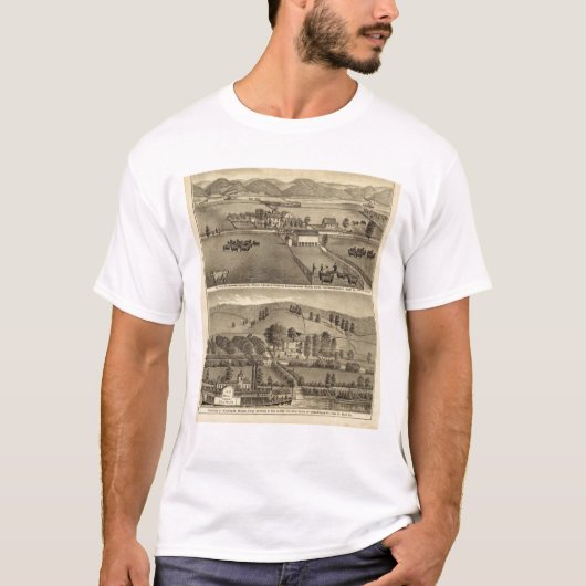 Moundsvilleの近くのSA Cockayneの農場 Tシャツ (正面)