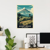 Mount Agung Bali Indonesia V02 ポスター (ホームオフィス)