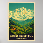 Mount Annapurna Nepal V02 ポスター (正面)