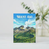 Mount Aso Japan ポストカード (スタンド正面)