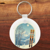 Mount Baker Washington Cascades ski souvenir  キーホルダー (裏面)