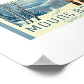 Mount Baker Washington ski resort Poster ポスター (角)