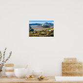Mount Bromo Aerial Volcano Luxury Wall Art ポスター (キッチン)