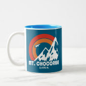 Mount Chocorua New Hampshire Sun Eagle ツートーンマグカップ (左)