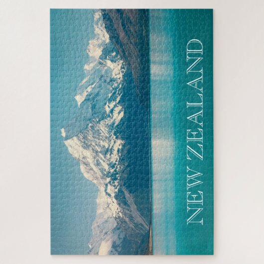 mount cook green ジグソーパズル (縦)