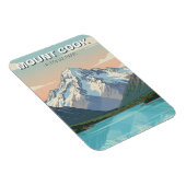 Mount Cook National Park New Zealand Postcard マグネット (右側)