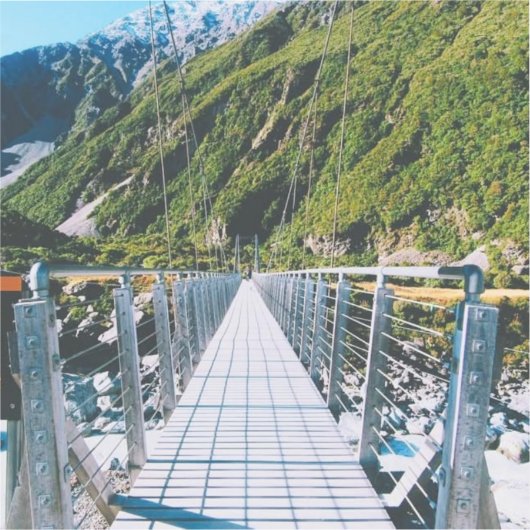 Mount Cook - New Zealand シール (正面)