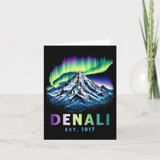 Mount Denali Alaska Mountain Denali National Park  カード (正面)