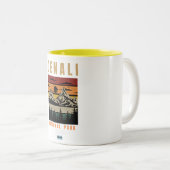 Mount Denali Alaska Mug – Scenic Mountain Coffee ツートーンマグカップ (正面右)