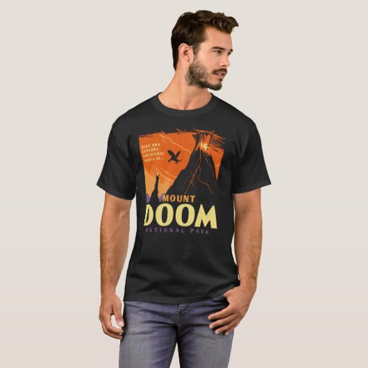 MOUNT DOOM NATIONAL PARK  Classic T-Shirt Tシャツ (正面フル)