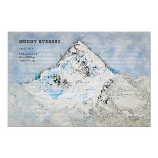 Mount Everest ポスター (正面)