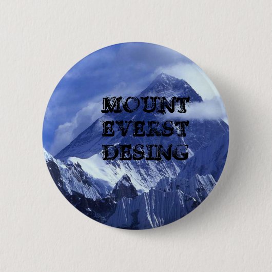 mount_everest_、山EVERST DESING 缶バッジ (正面)
