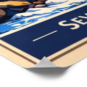 Mount Everest Nepal - Vintage ポスター (角)