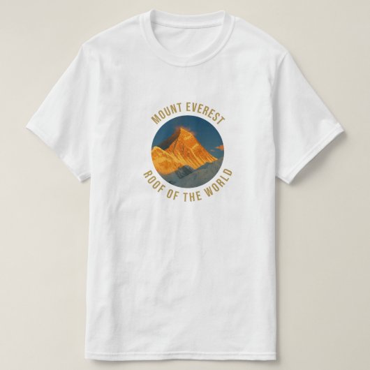 Mount Everest Sagarmatha Tシャツ (デザイン正面)
