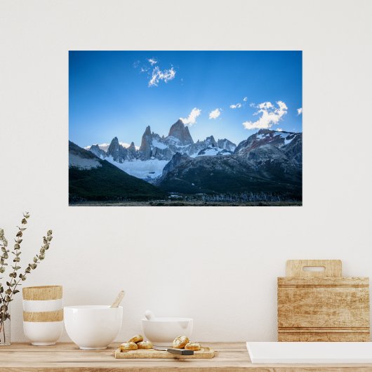 Mount Fitz Roy ポスター (キッチン)