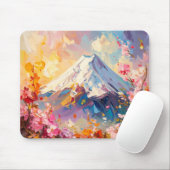 Mount Fuji – Abstract Japanese Art Mouse Pad マウスパッド (マウス)