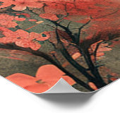 Mount Fuji and Pagoda – Classic Japanese Landscape ポスター (角)