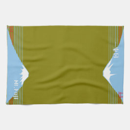 Mount Fuji Design Nippon1 キッチンタオル