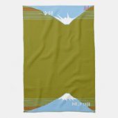 Mount Fuji Design Nippon1 キッチンタオル (縦)
