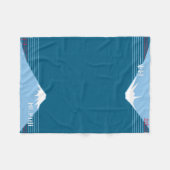 Mount Fuji Design Nippon1 フリースブランケット (正面(横))