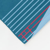 Mount Fuji Design Nippon1 フリースブランケット (角)