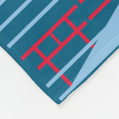 Mount Fuji Design Nippon1  フリースブランケット (角)