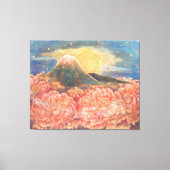 Mount Fuji Dreamscape: Ethereal Canvas Print キャンバスプリント (正面)