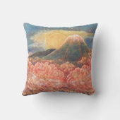 Mount Fuji Dreamscape: Mystical Art クッション (裏面)
