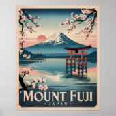 Mount Fuji Japan ポスター (正面)