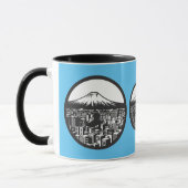 mount fuji,japan,mug マグカップ (左)