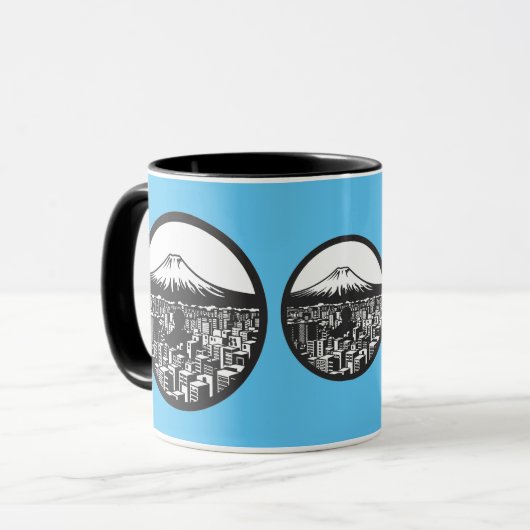 mount fuji,japan,mug マグカップ (正面左)