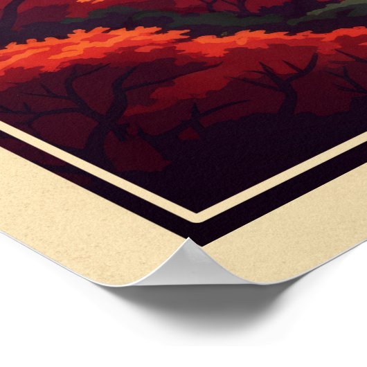 Mount Fuji Japan V04 ポスター (角)