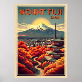 Mount Fuji Japan V04 ポスター (正面)