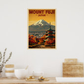 Mount Fuji Japan V06 ポスター (キッチン)