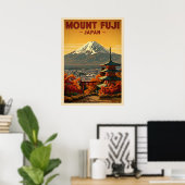 Mount Fuji Japan V06 ポスター (ホームオフィス)