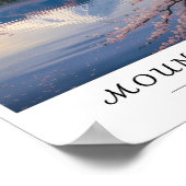 Mount Fuji Japan Wall Art, Iconic Volcano  ポスター (角)