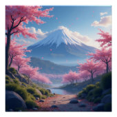 Mount Fuji landscape ポスター (正面)