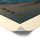 Mount Fuji Sunset Print - Dusky Sky, Mirror-Like ポスター (角)