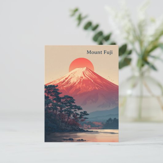 Mount Fuji vintage ポストカード (スタンド正面)