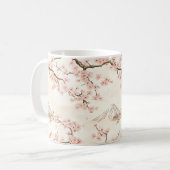 Mount Fuji with Cherry Blossoms – Japanese (3) コーヒーマグカップ (正面左)