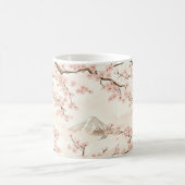Mount Fuji with Cherry Blossoms – Japanese (3) コーヒーマグカップ (中央)