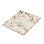 Mount Fuji with Cherry Blossoms – Japanese (3) タイル (側面)