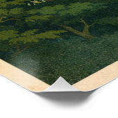 Mount Gamlang Razi, Myanmar retro travel ポスター (コーナー)