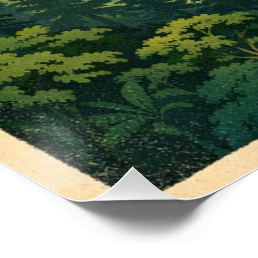 Mount Hkakabo Razi, Myanmar retro travel ポスター (コーナー)