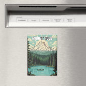 Mount Hood National Forest Oregon マグネット (インサイチュ (食洗機))