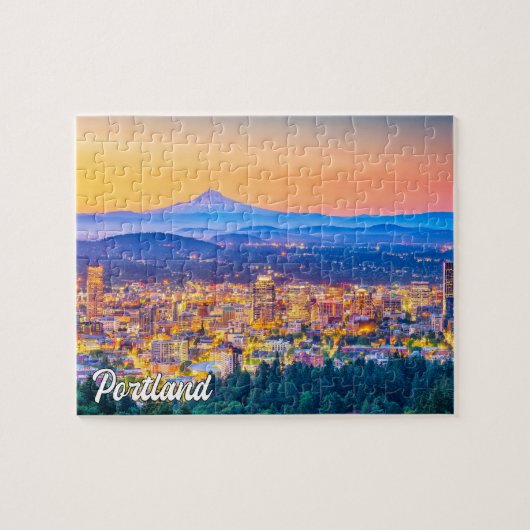 Mount Hood, Portland, Oregon ジグソーパズル (横)