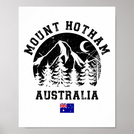Mount Hotham Victorian Alps Australia Ski Resort S ポスター (正面)
