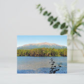 Mount Katahdin Maine Postcard ポストカード (スタンド正面)