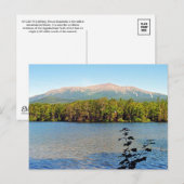 Mount Katahdin Maine Postcard ポストカード (正面/裏面)